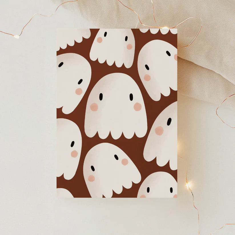 Postkarte "little Ghost"