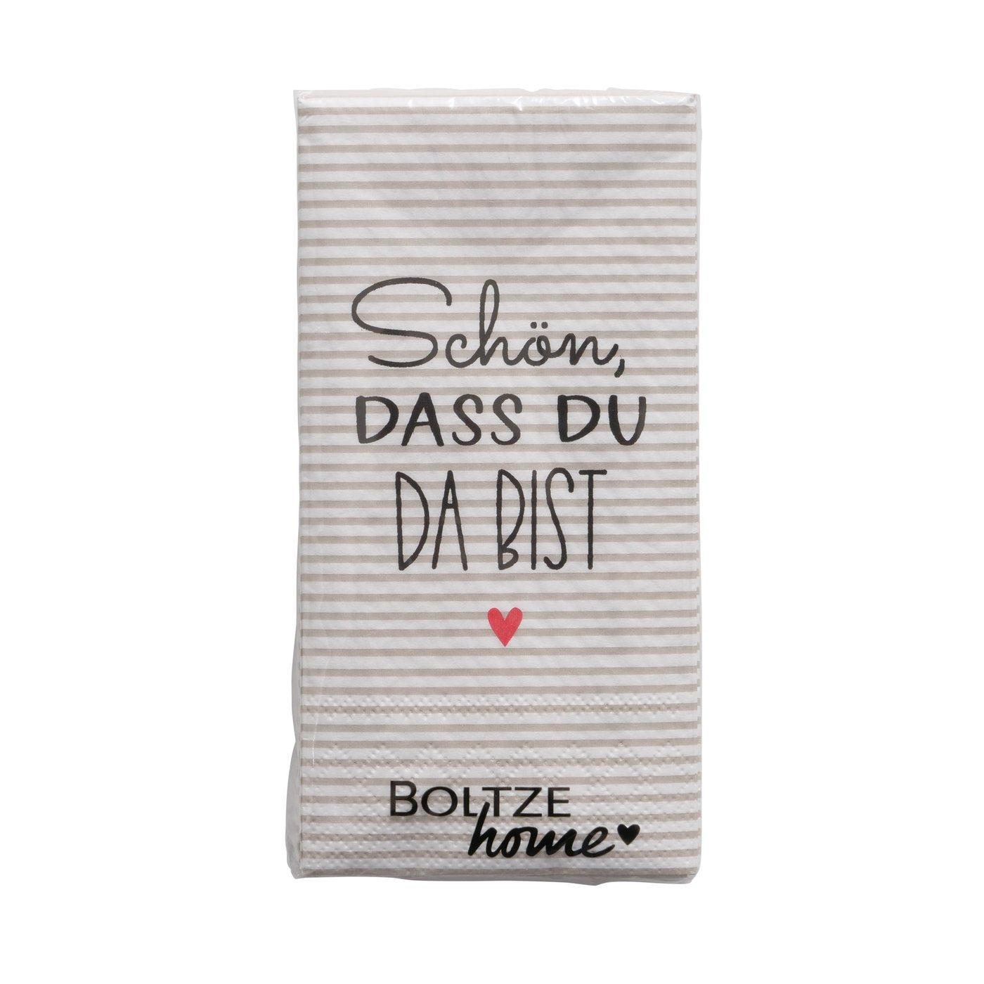 Bistroserviette "Schön, dass du da bist"