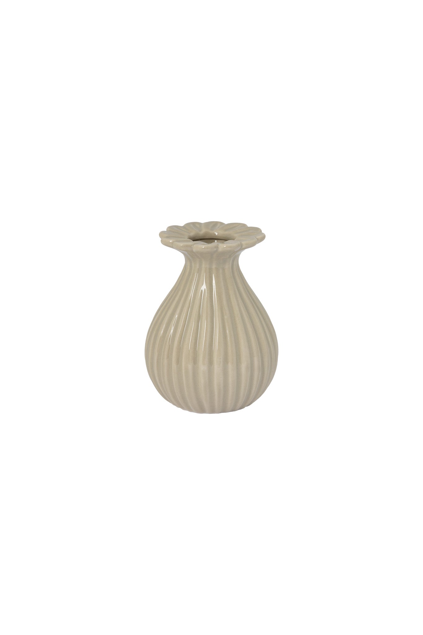 Vallby Vase - Greige