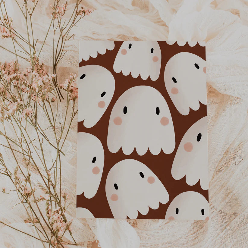 Postkarte "little Ghost"