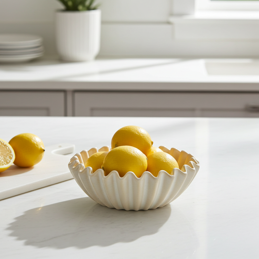 Wavy Bowl aus Keramik