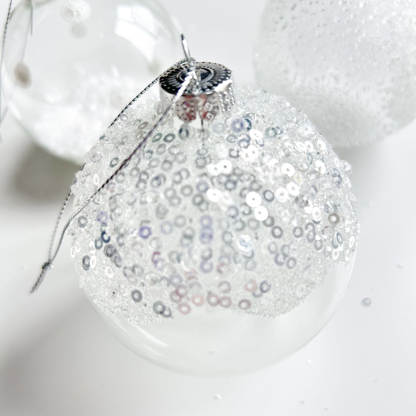 Weihnachtskugel Solana glitter