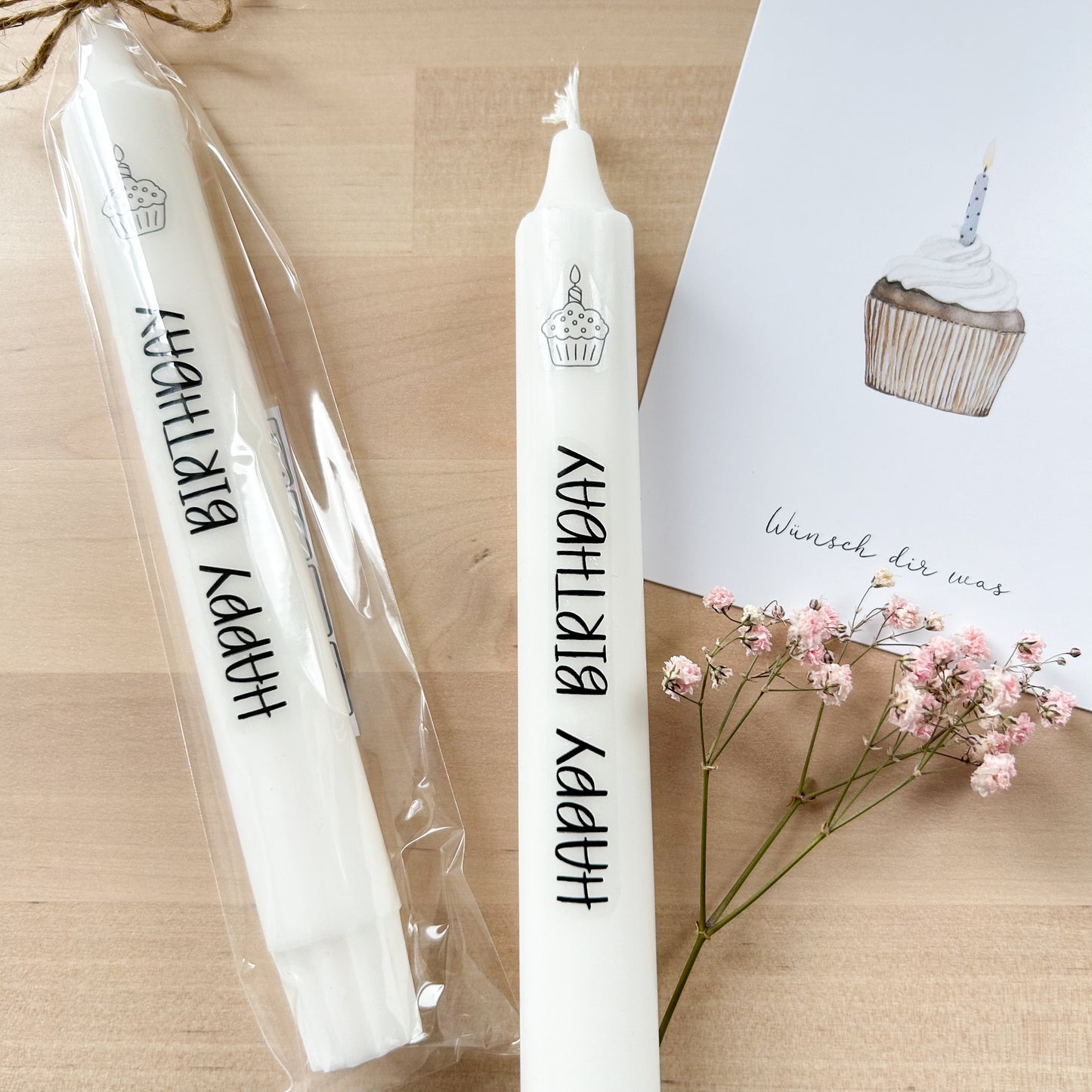 Kerze "Happy Birthday"