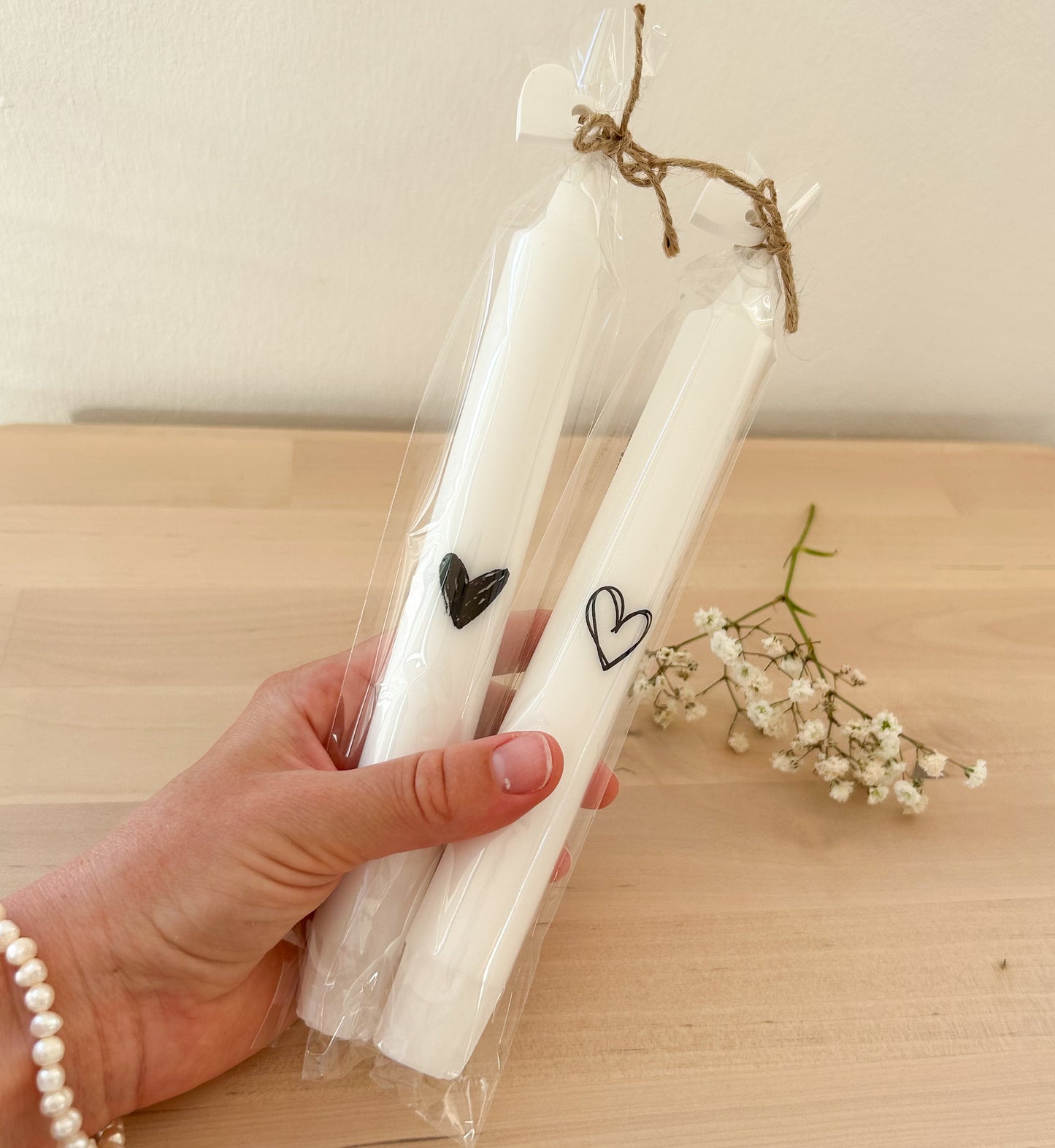 Stabkerze Herz Variante 1