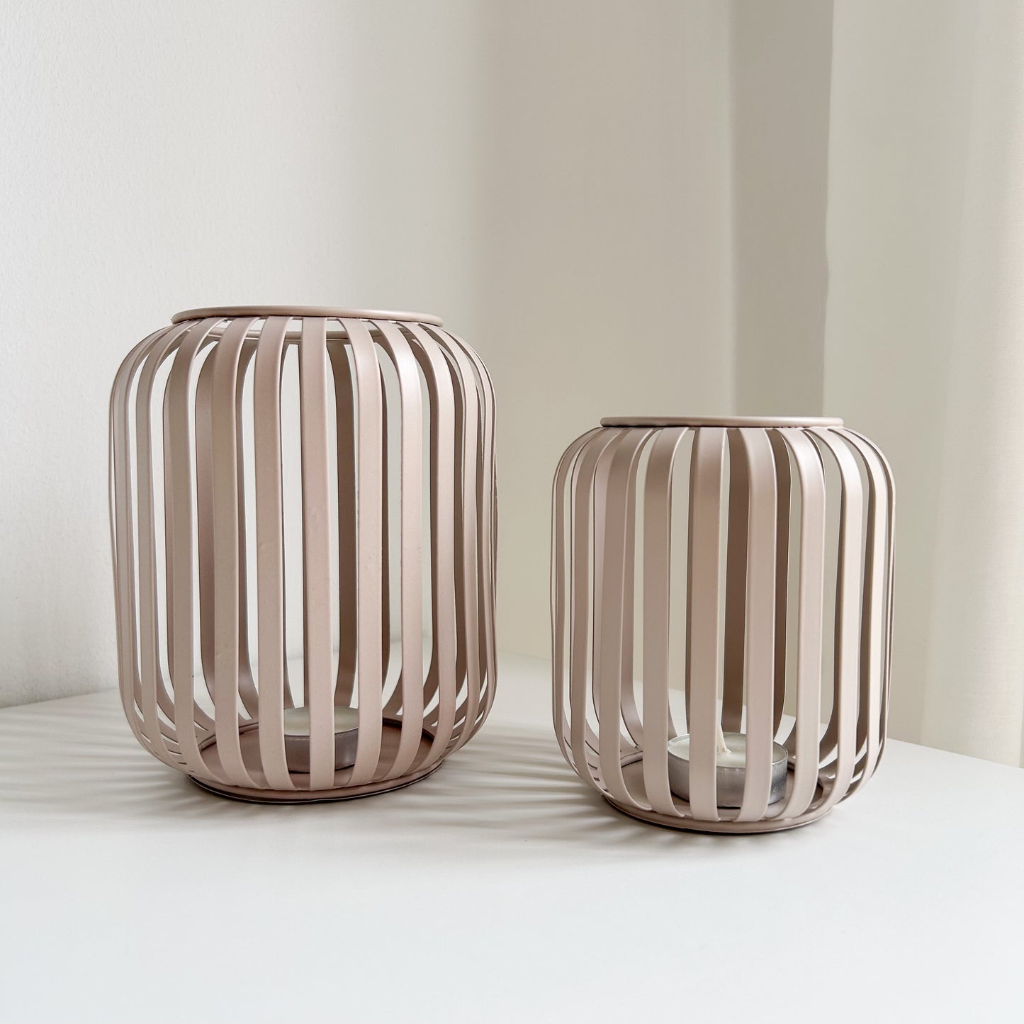 Windlicht Viki Beige