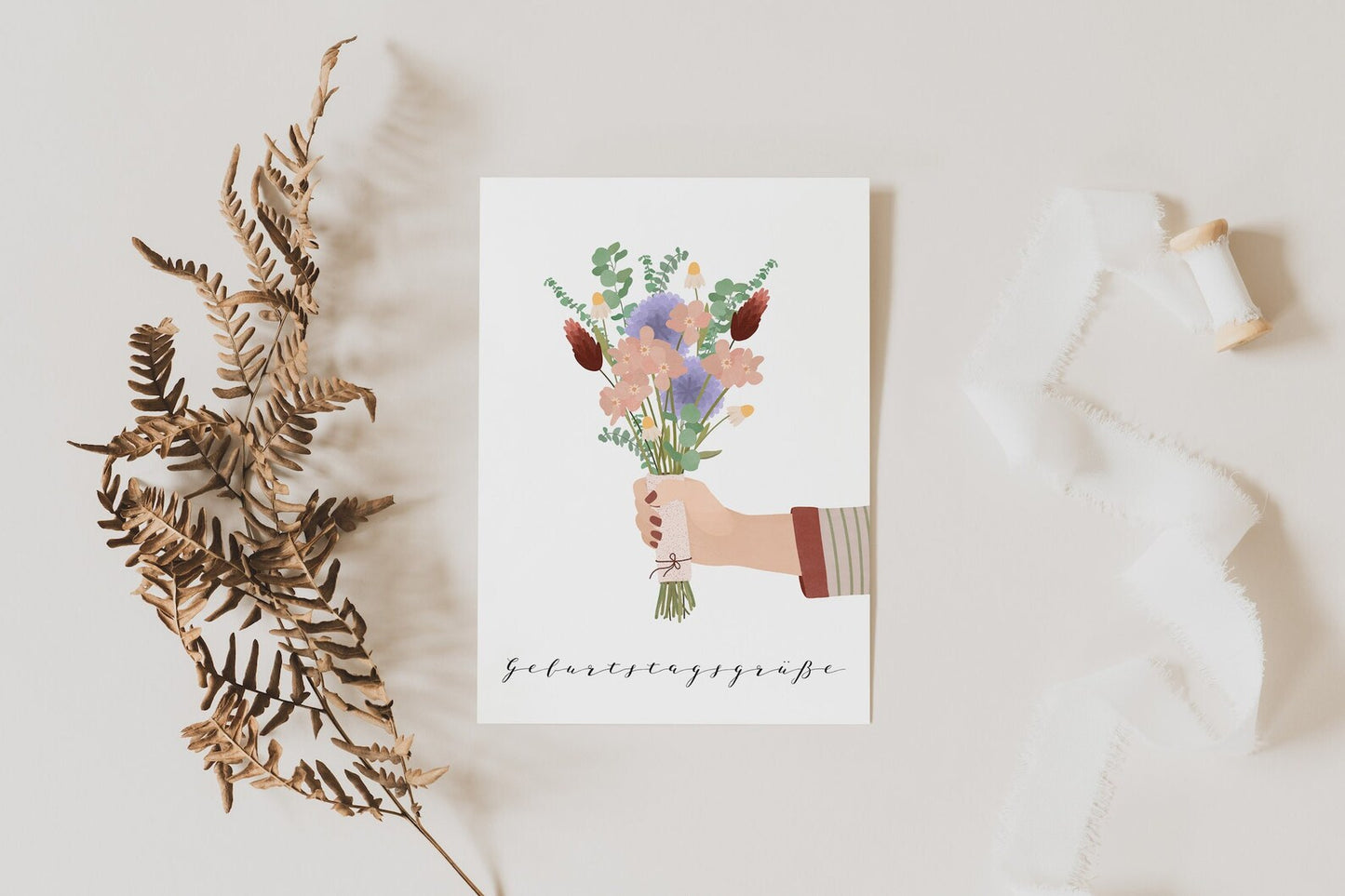 Geburtstagskarte Blumenstrauß💐