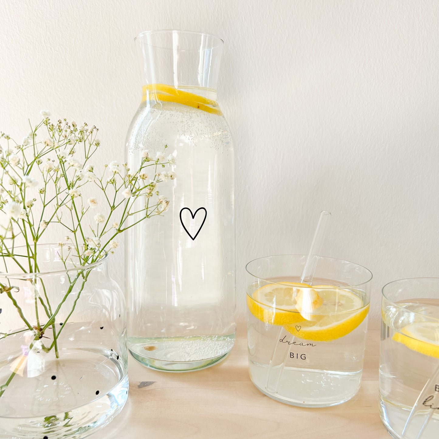 Set mit Gläser + Karaffe