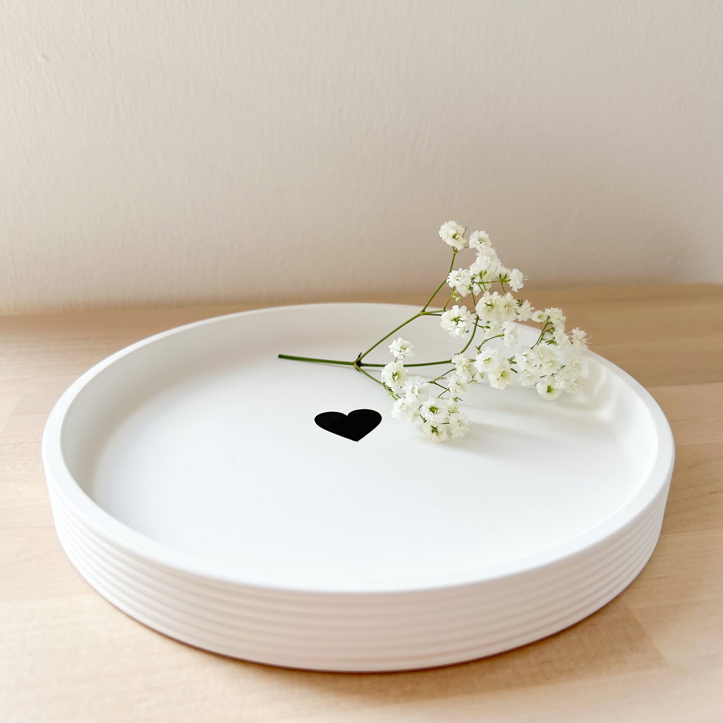 kleines Tablett mit Herz