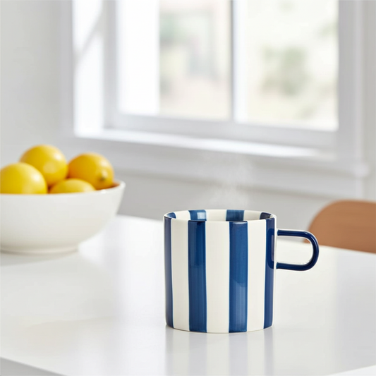 Becher im Streifentrend