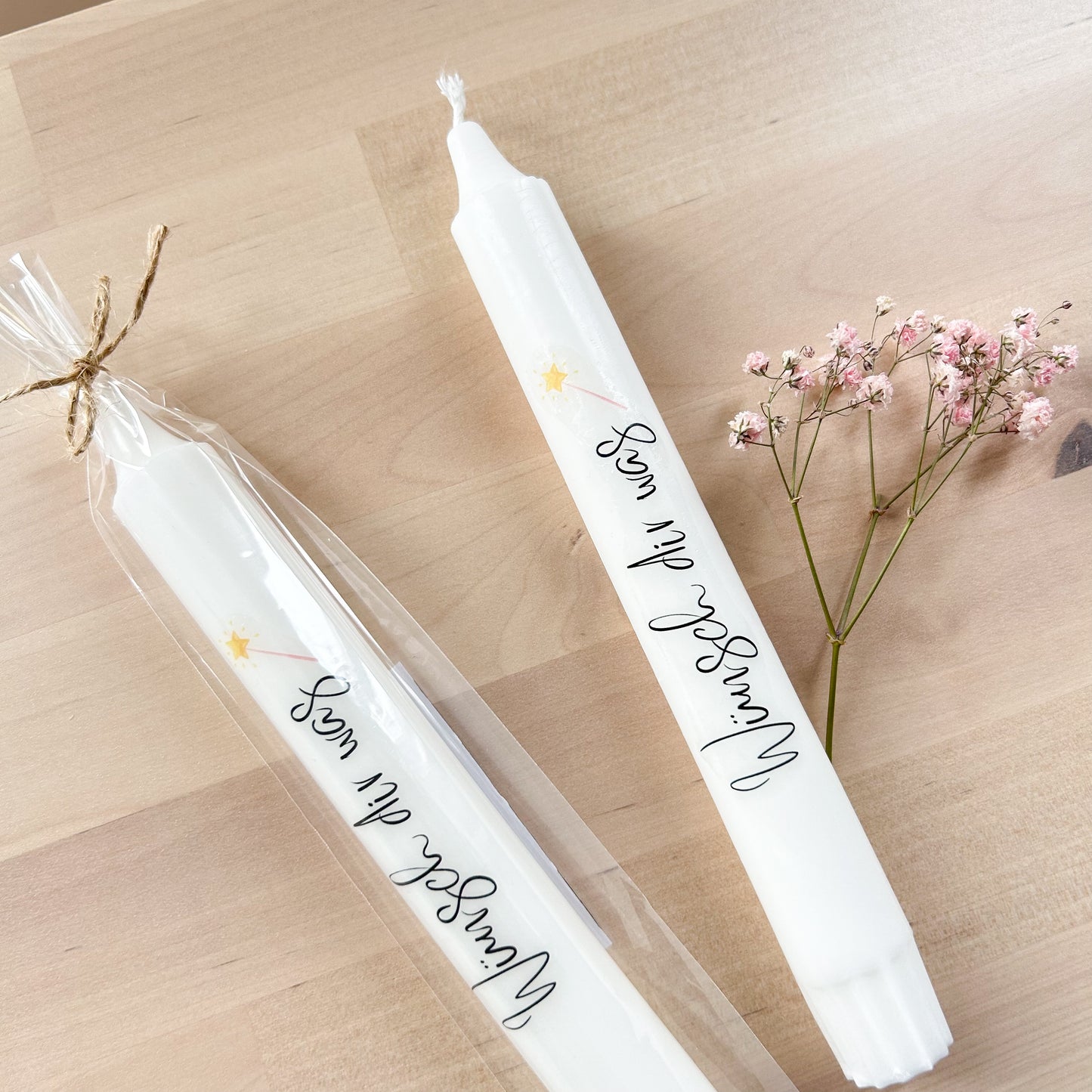 Kerze "wünsch dir was"