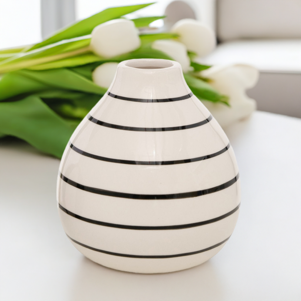 Vase Darleen quer gestreift