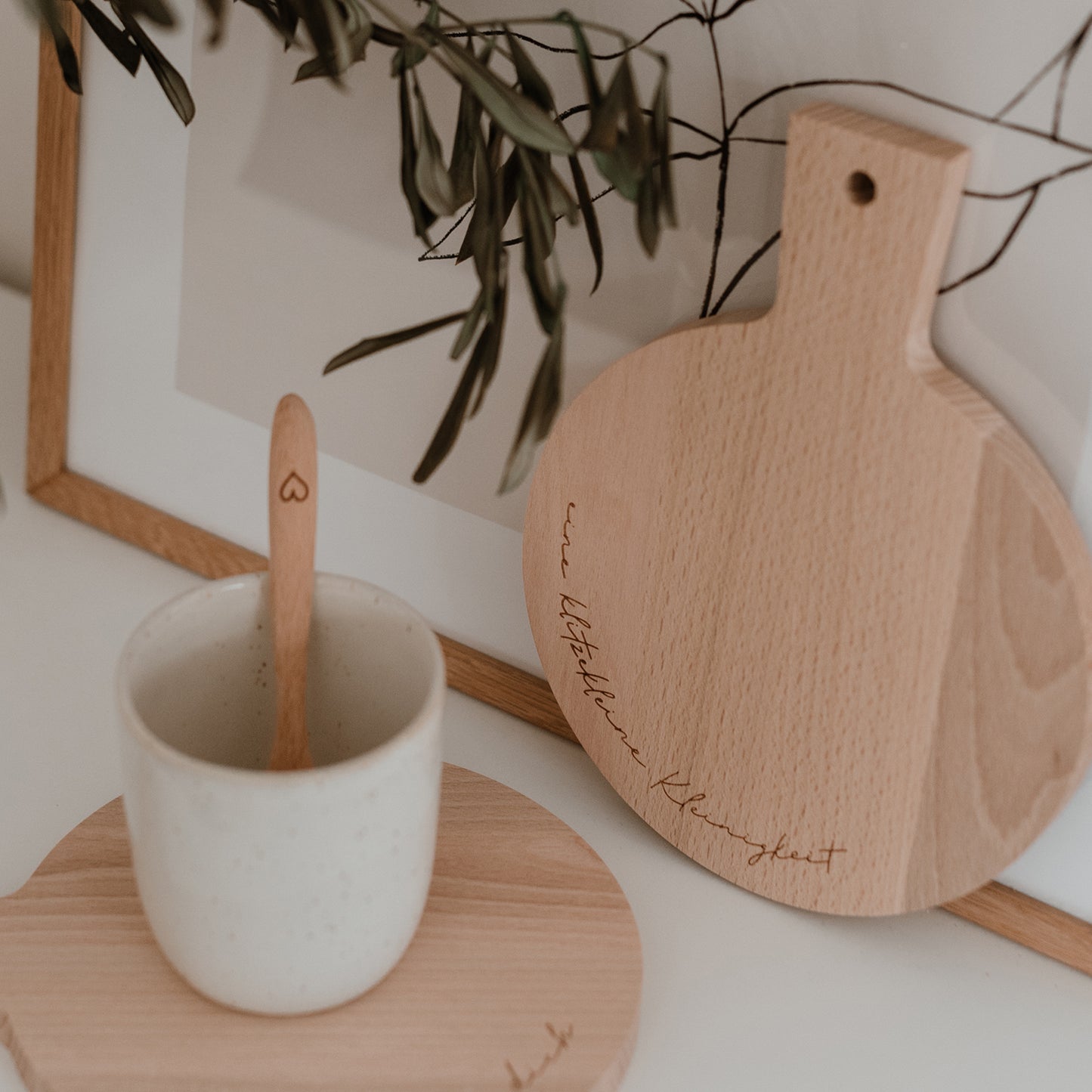 Mini Schneidebrett mit der Gravur Für Dich