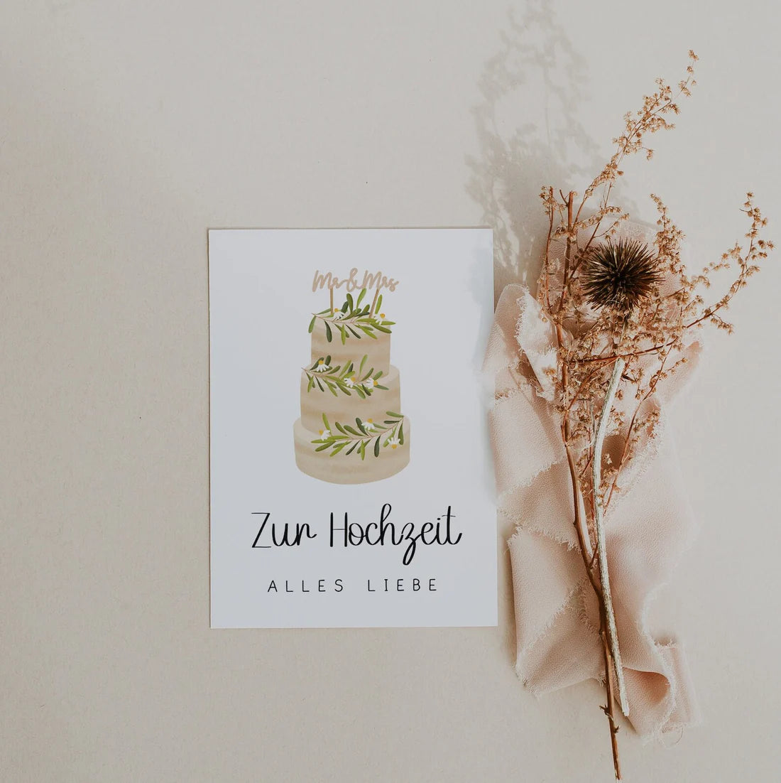 Postkarte "Hochzeit"