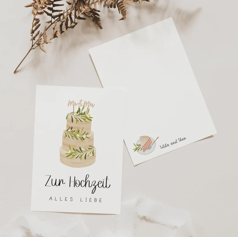 Postkarte "Hochzeit"
