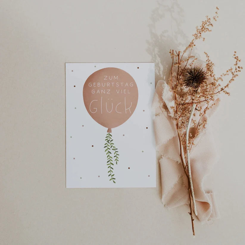 Geburtstagskarte Luftballon 🎈