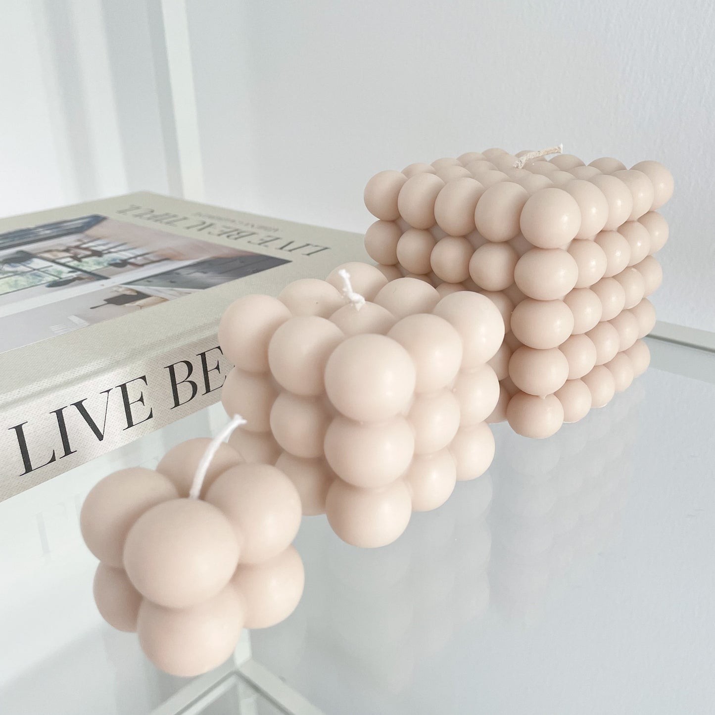 Bubblekerze Größe M