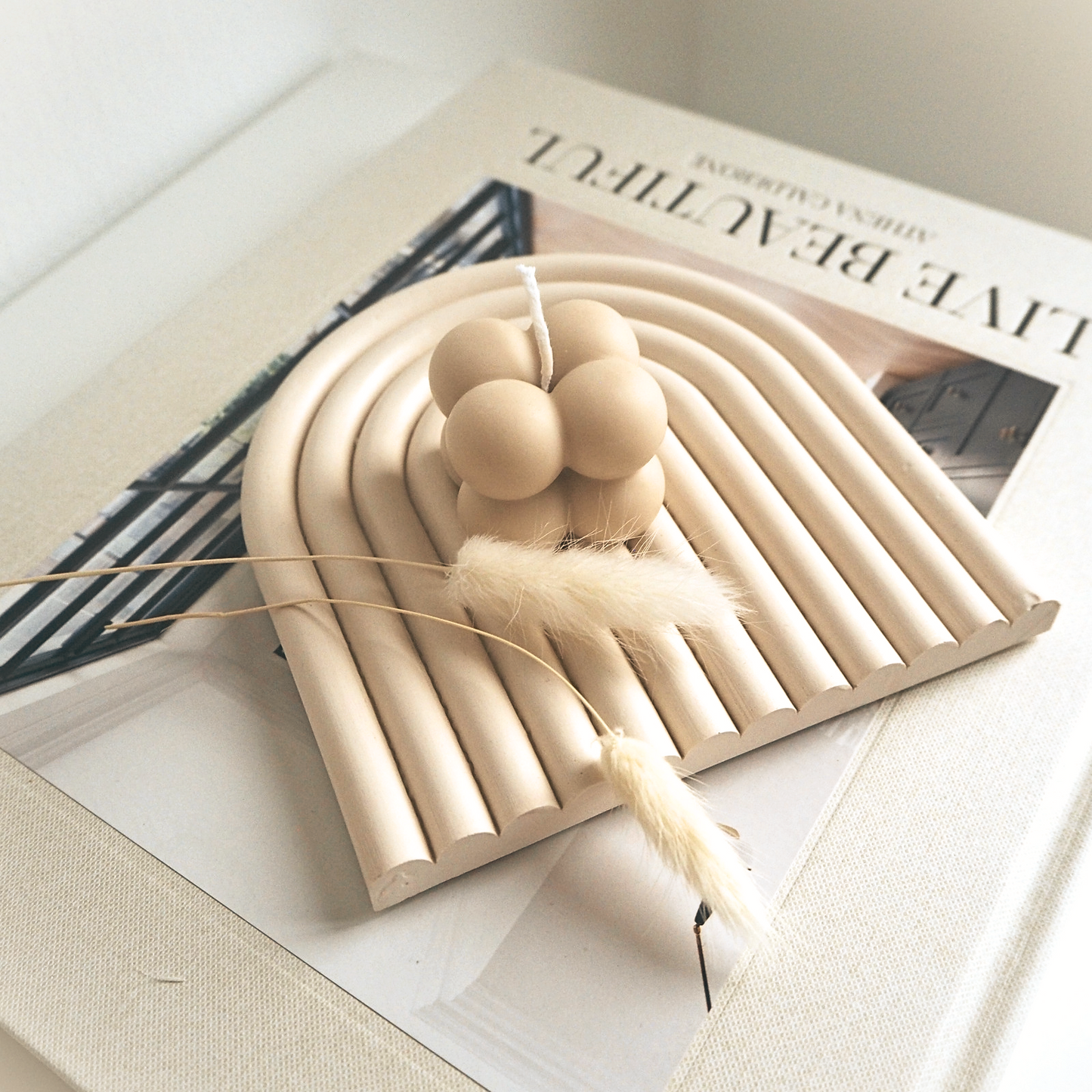 Rainbow Untersetzer beige