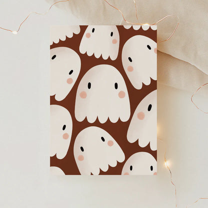 Postkarte "little Ghost"