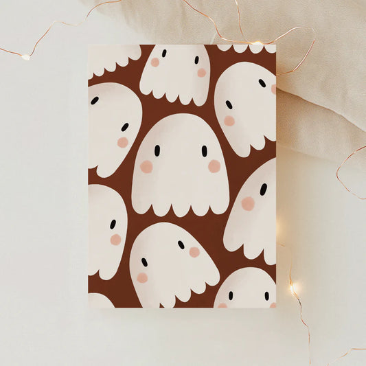 Postkarte "little Ghost"