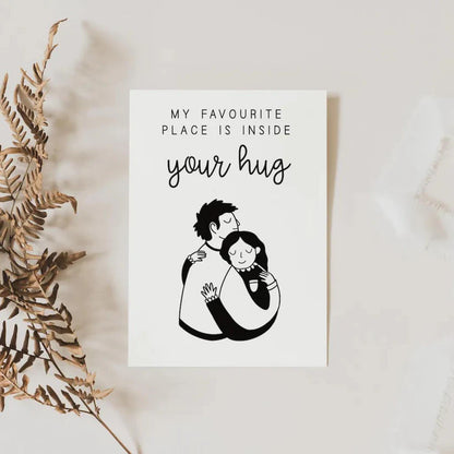 Postkarte "favourite place..."