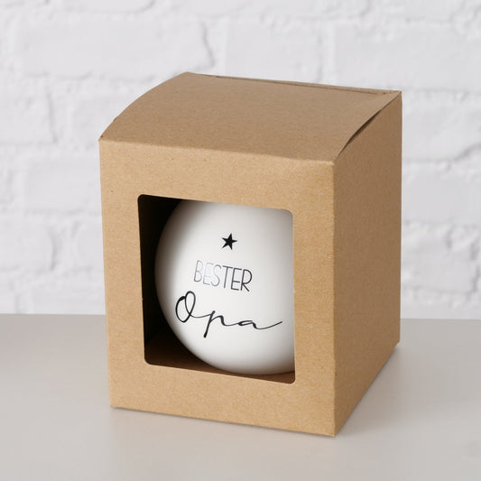 Weihnachtskugel bester Opa