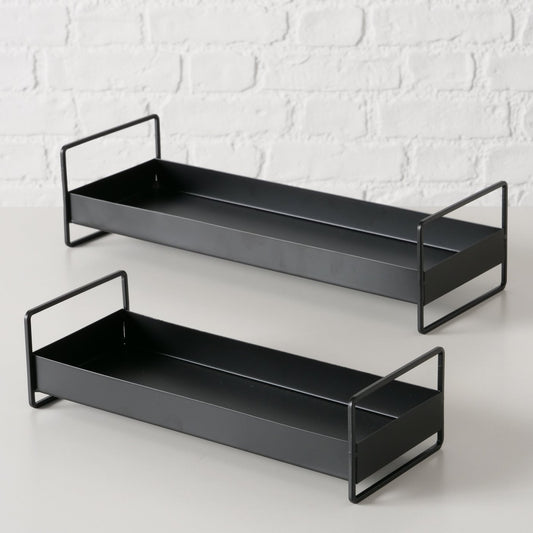 Tablett Wolga schwarz/medium