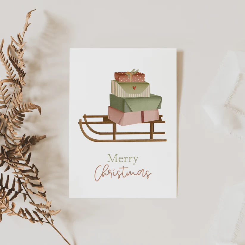 Postkarte "Merry Christmas"
