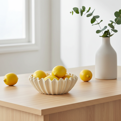 Wavy Bowl aus Keramik