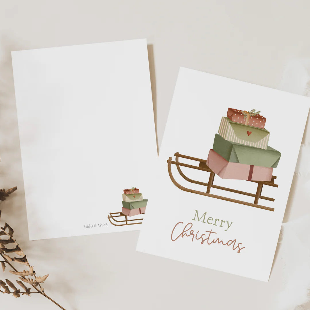 Postkarte "Merry Christmas"