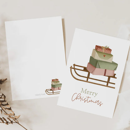 Postkarte "Merry Christmas"