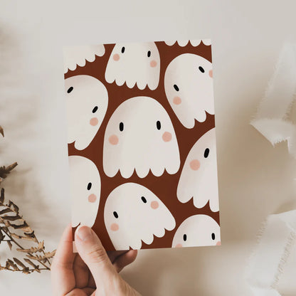 Postkarte "little Ghost"