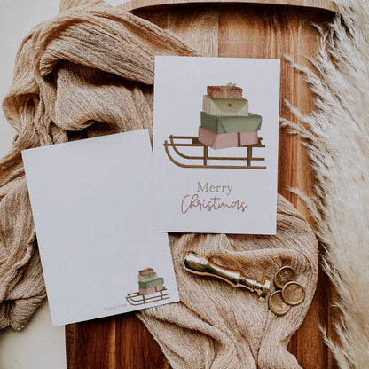 Postkarte "Merry Christmas"