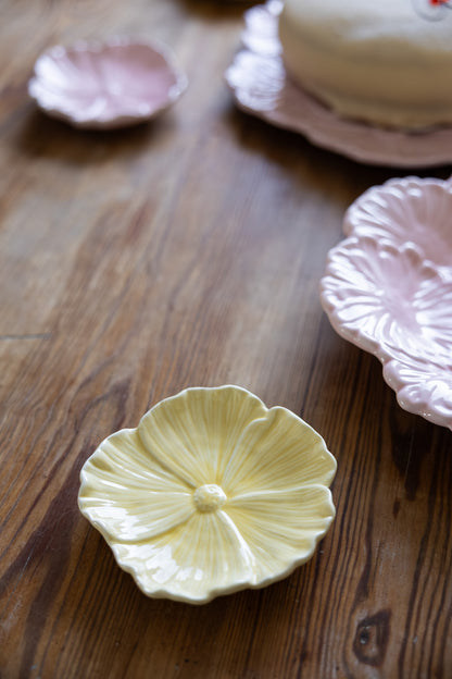 Blomster kleines hellgelbes Tablett