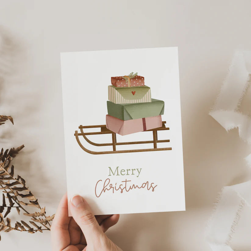 Postkarte "Merry Christmas"