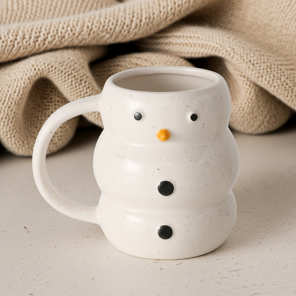 Jumbobecher Snipe Schneemanntasse
