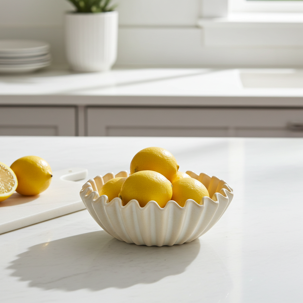 Wavy Bowl aus Keramik