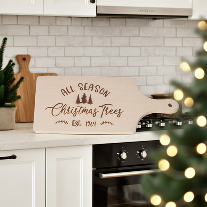 Holzbrett Farmer "all Season Christmas Trees"
