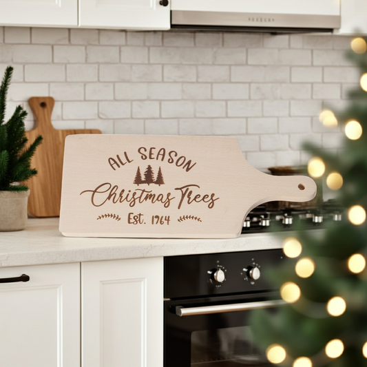 Holzbrett Farmer "all Season Christmas Trees"
