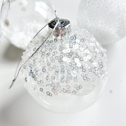 Weihnachtskugel Solana glitter