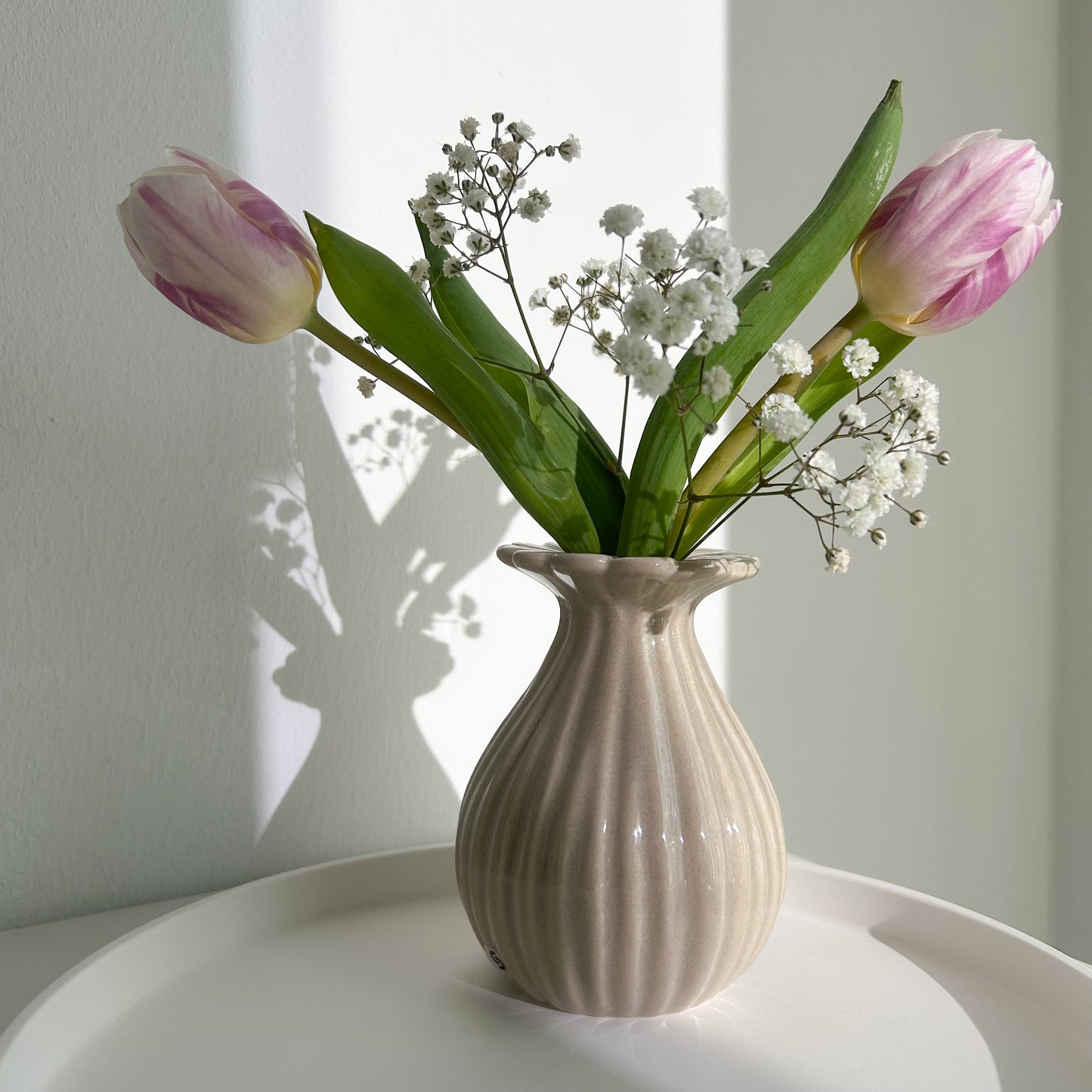 Vallby Vase - Greige