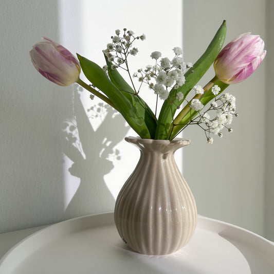 Vallby Vase - Greige