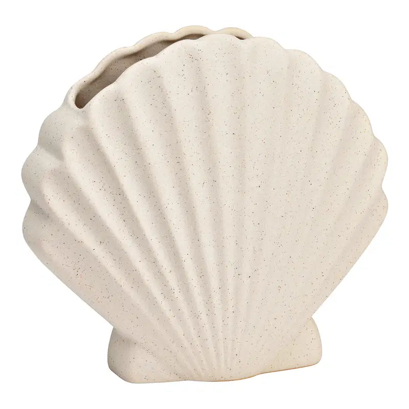 Vase Muschel Sand Finish
