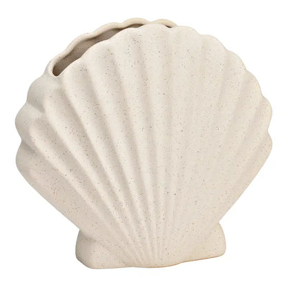 Vase Muschel Sand Finish