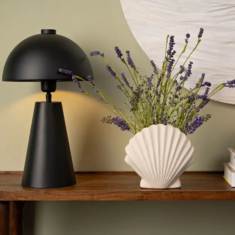 Vase Muschel Sand Finish
