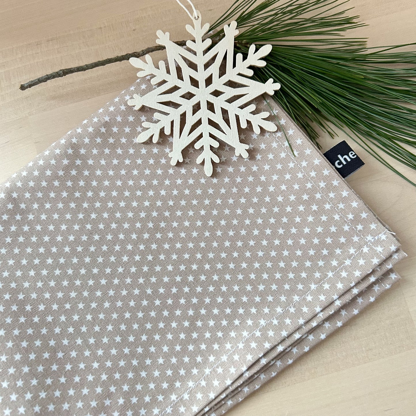 Geschirrtuch mit Sternen Variante 1