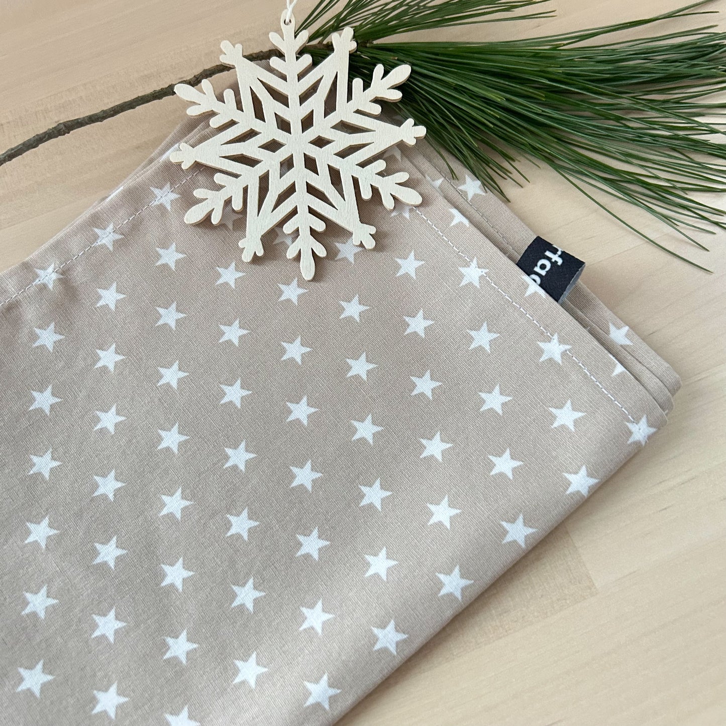 Geschirrtuch mit Sternen Variante 2