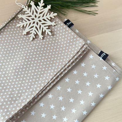 Geschirrtuch mit Sternen Variante 1