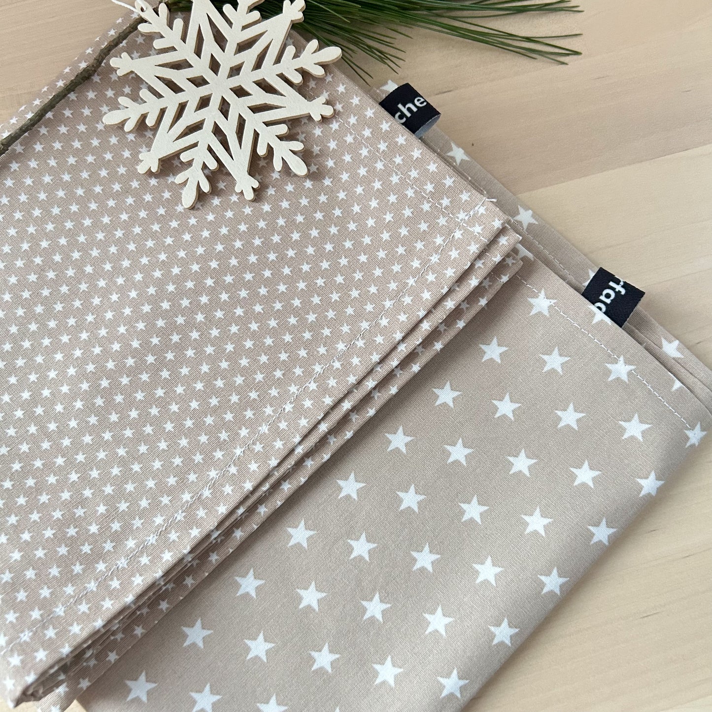 Geschirrtuch mit Sternen Variante 2
