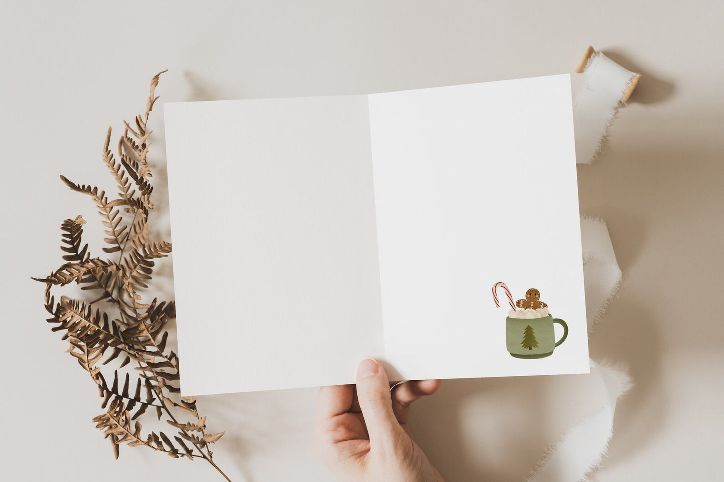 Weihnachtskarte Hot Chocolate