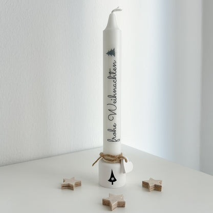 Kerzenset „frohe Weihnachten“